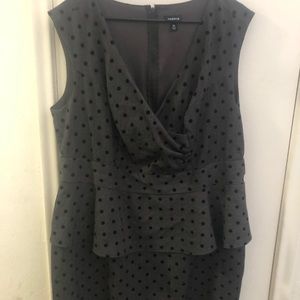 Torrid peplum dress